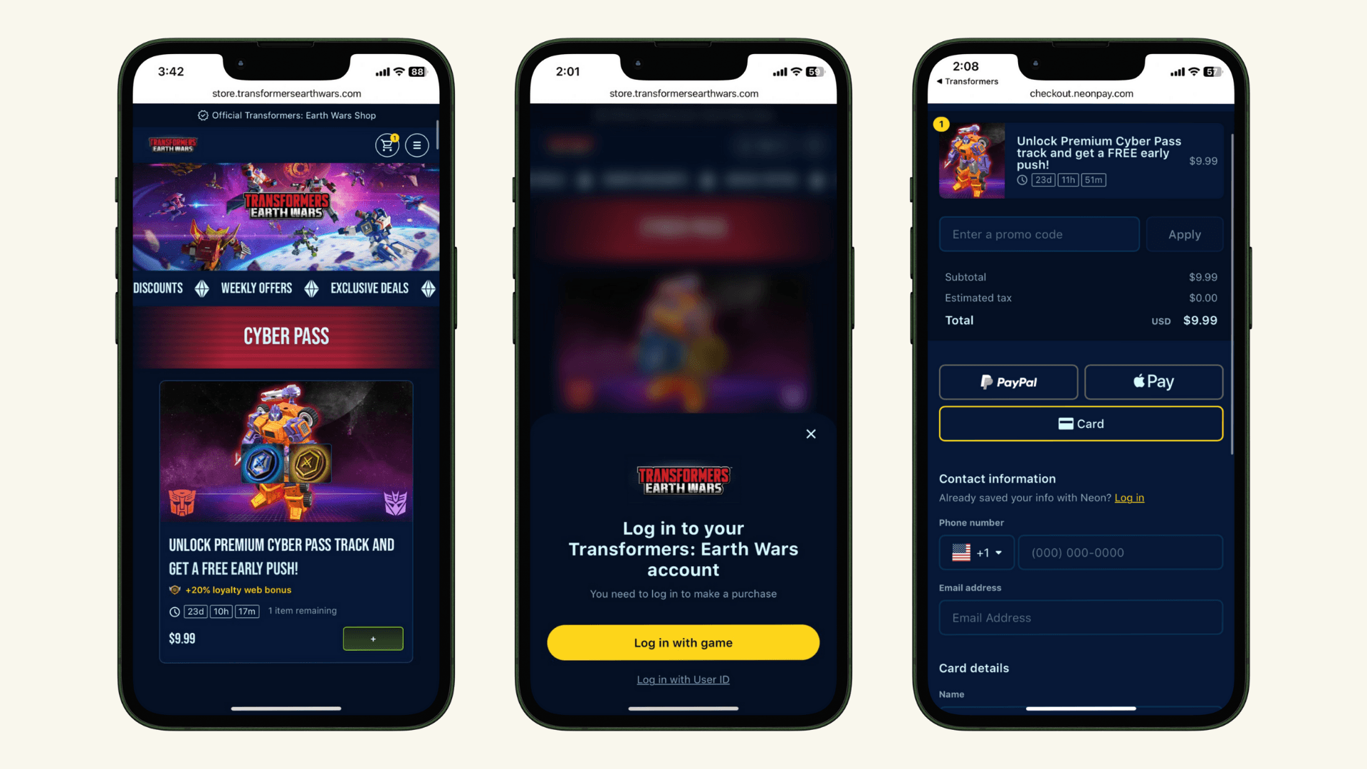 Image for Best Practices from Yodo1's Transformers: Earth Wars Webshop