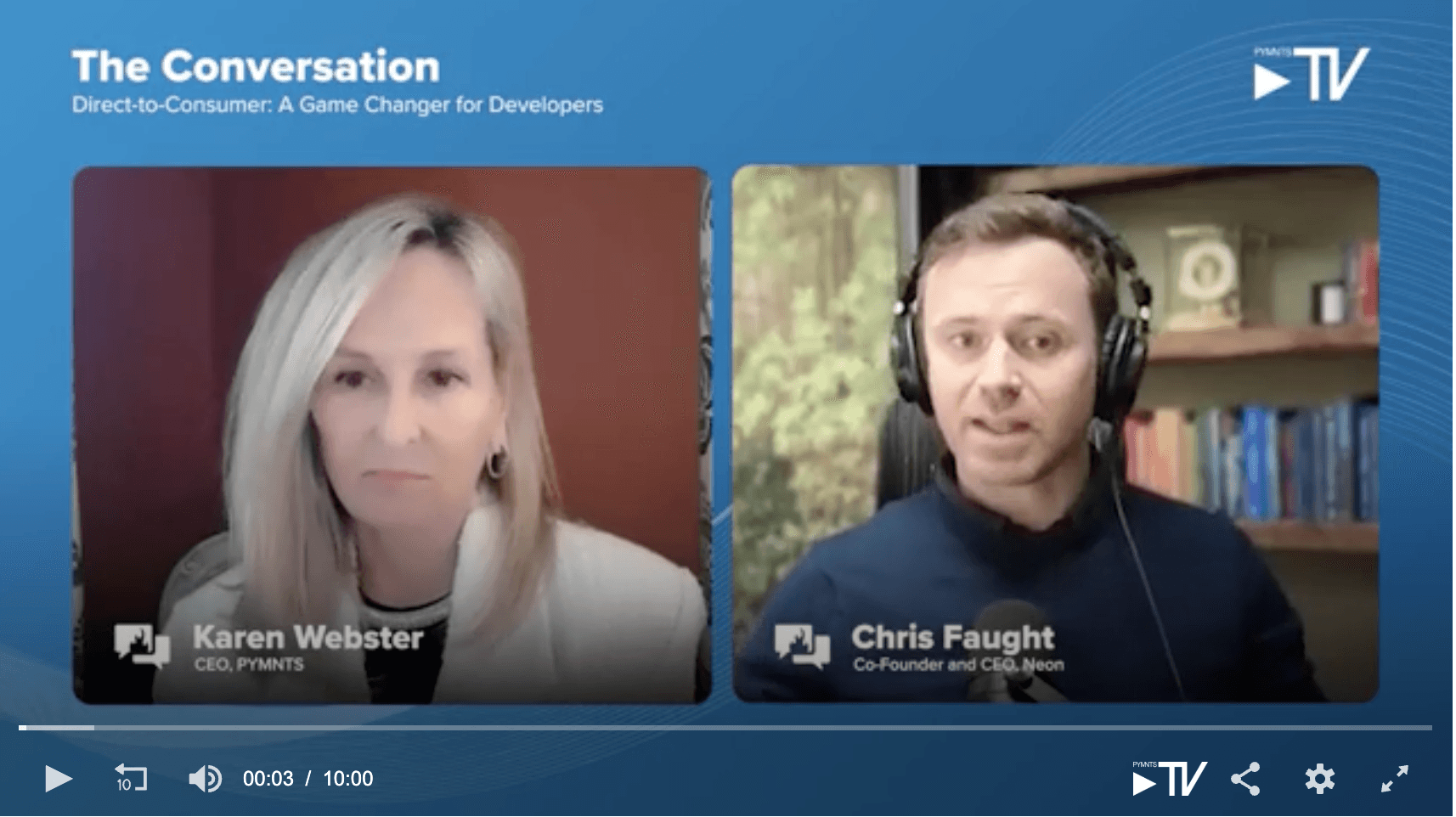 Image for Chris Faught, Neon Founder & CEO, interviewed on PYMNTS TV