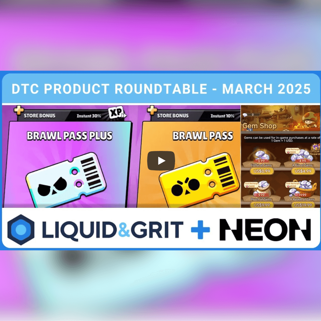 Mastering Web Store Monetization | Liquid & Grit DTC Roundtable