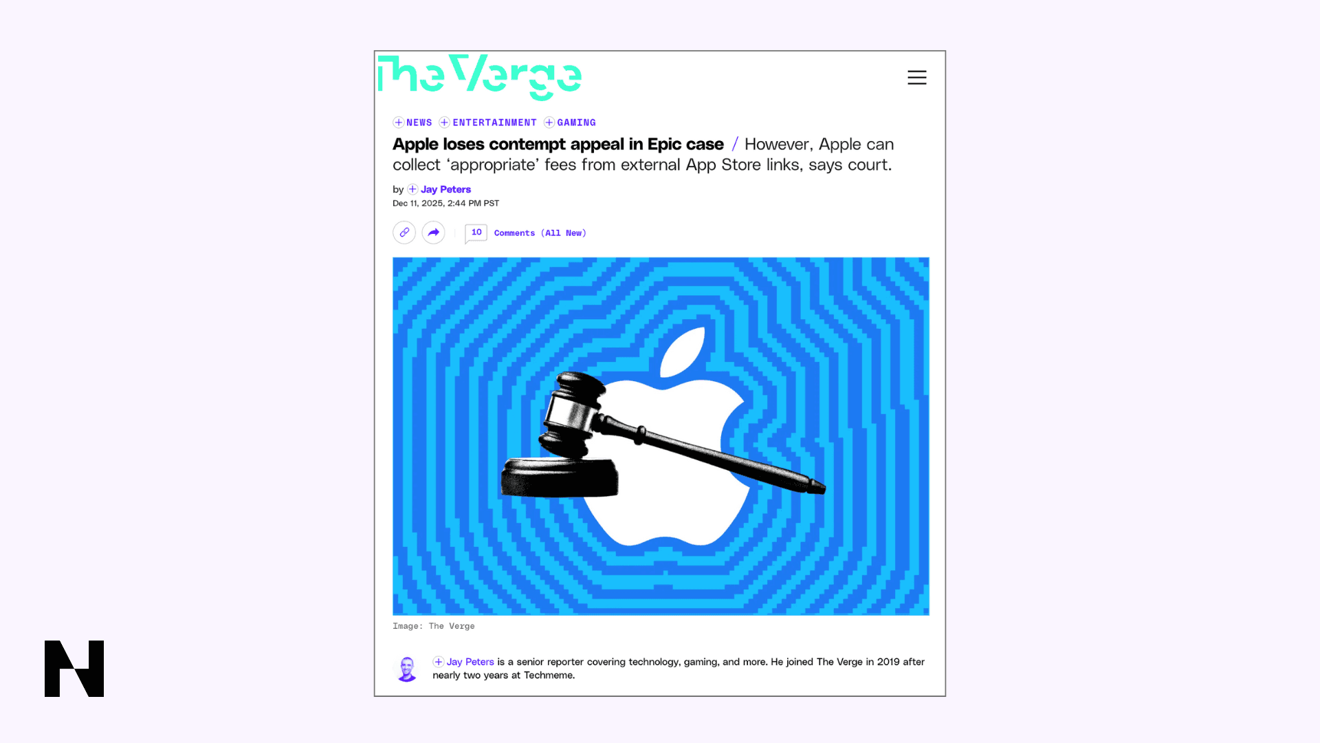 Image for The latest Epic v. Apple appeal ruling, December 2025: what changed for game developers